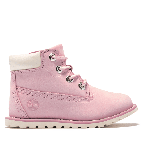 Pink Timberland boots