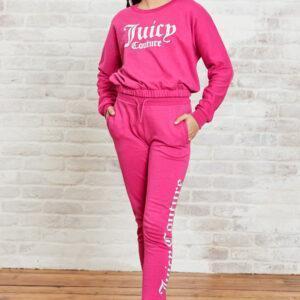 Pink joggers and sweater set