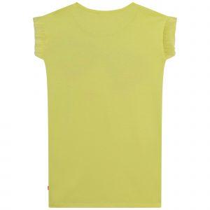 girls yellow t-shirt dress