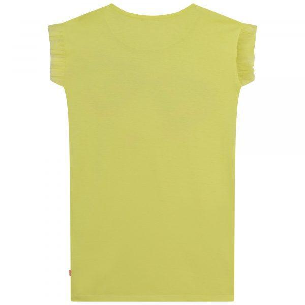 girls yellow t-shirt dress