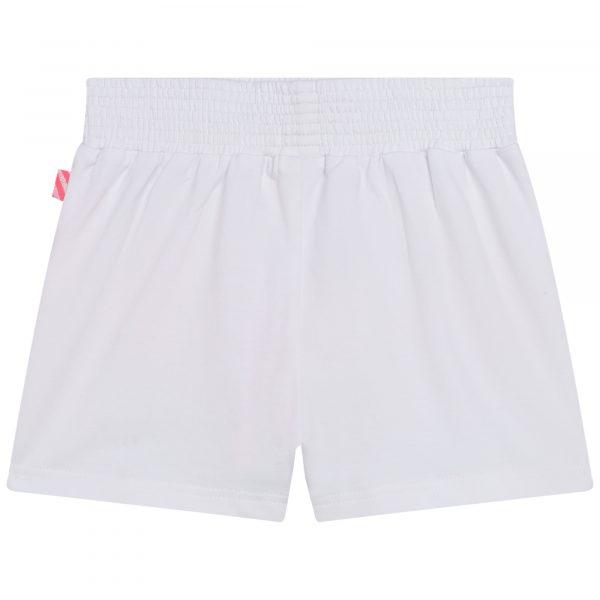 girls white shorts