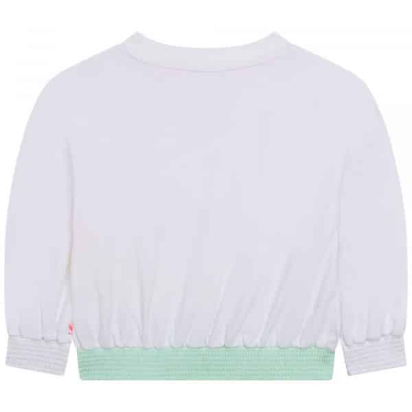 girls billieblush white sweatshirt