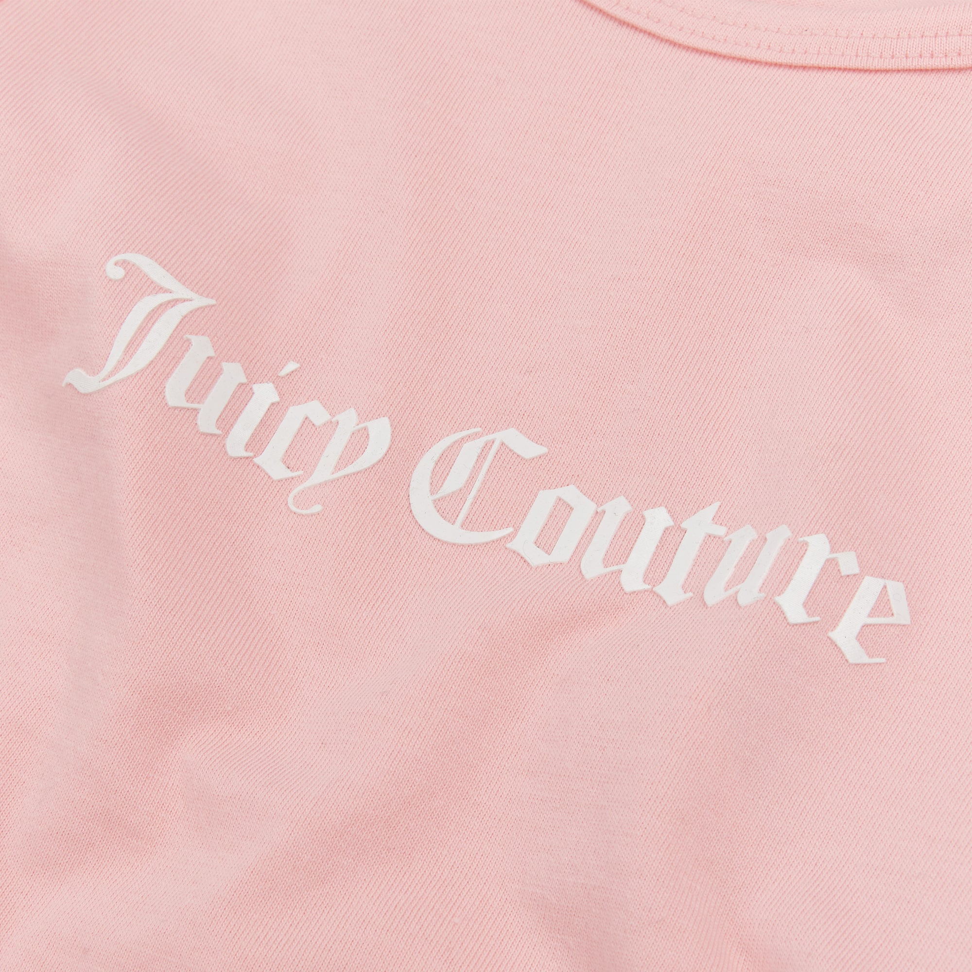 juicy couture girls pale pink vest top