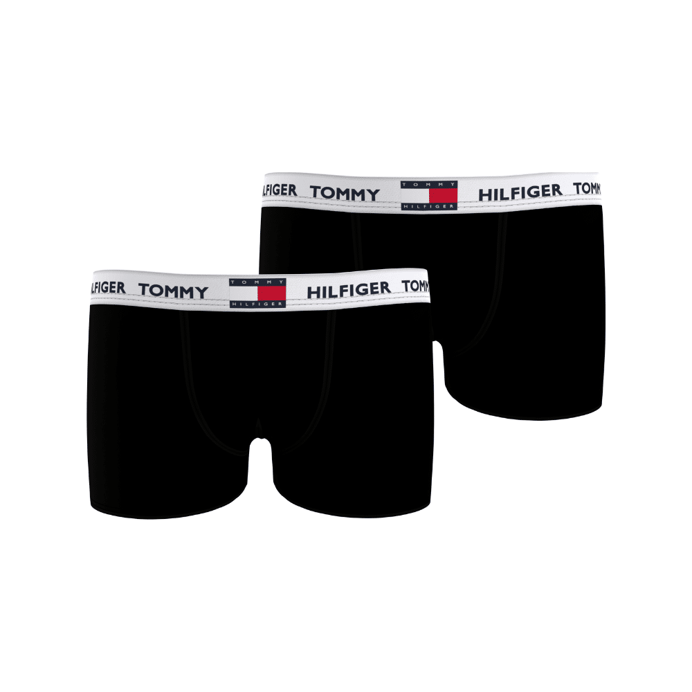 tommy hilfiger boys black boxer shorts