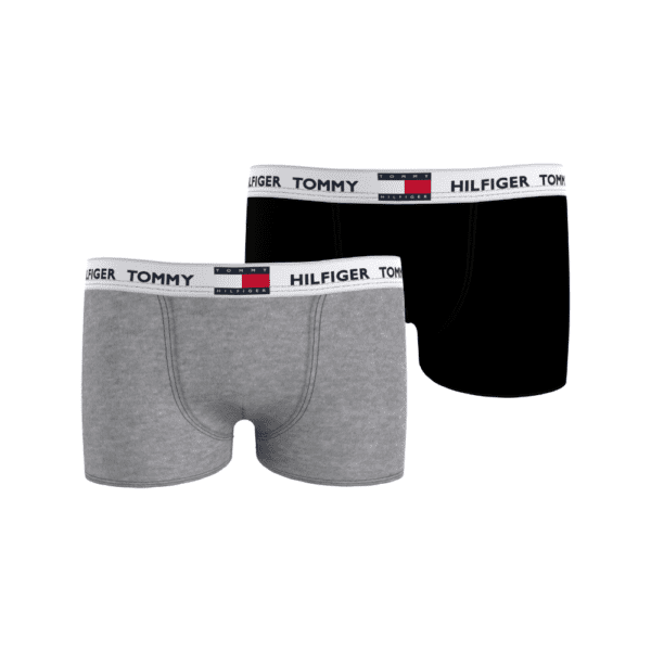Tommy Hilfiger boys grey and black boxers