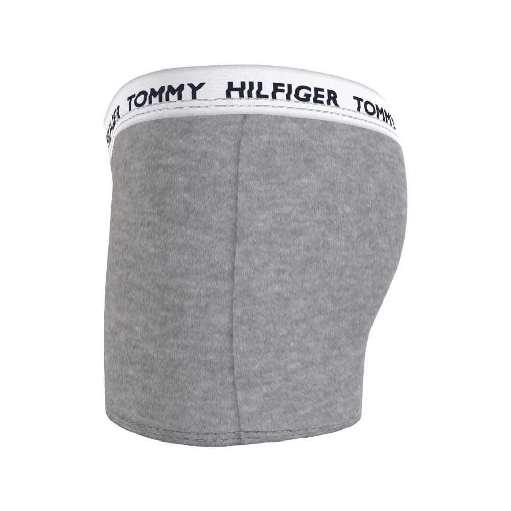 Tommy Hilfiger boys grey tight boxer shorts side view