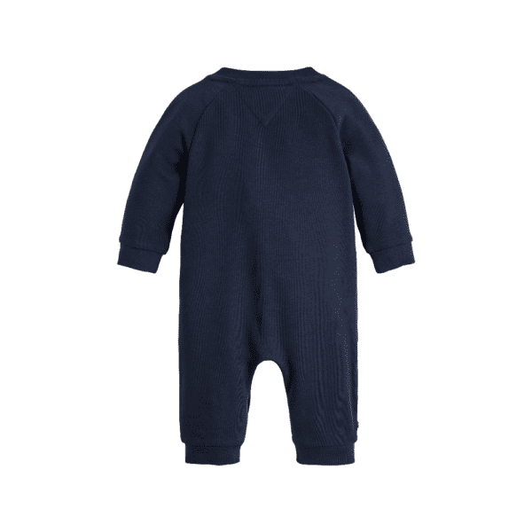 tommy hilfiger baby navy all in one suit back view