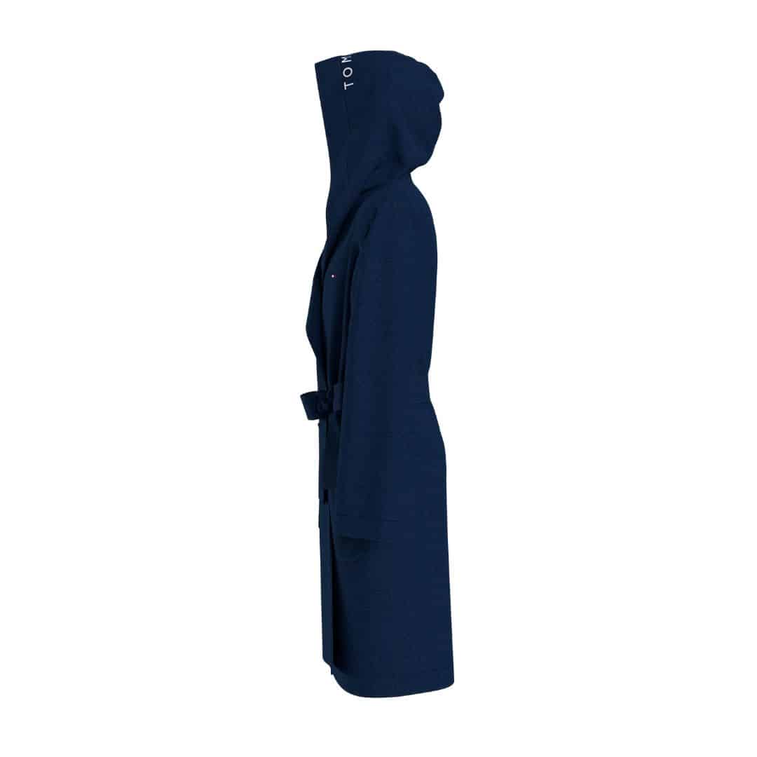 tommy hilfiger navy boys dressing gown side