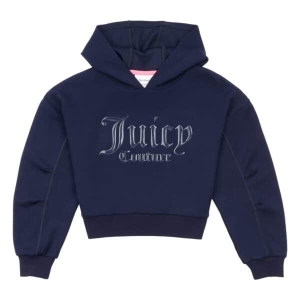 juicy couture navy tracksuit top front view