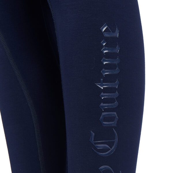 juicy couture girls navy leggings close up