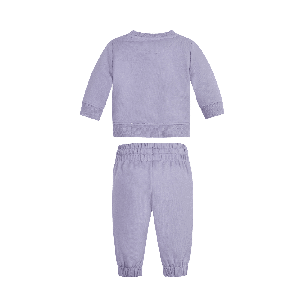 Calvin Klein jeans lilac toddler outfit back view