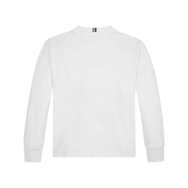 Tommy Hilfiger boys white sweater back view