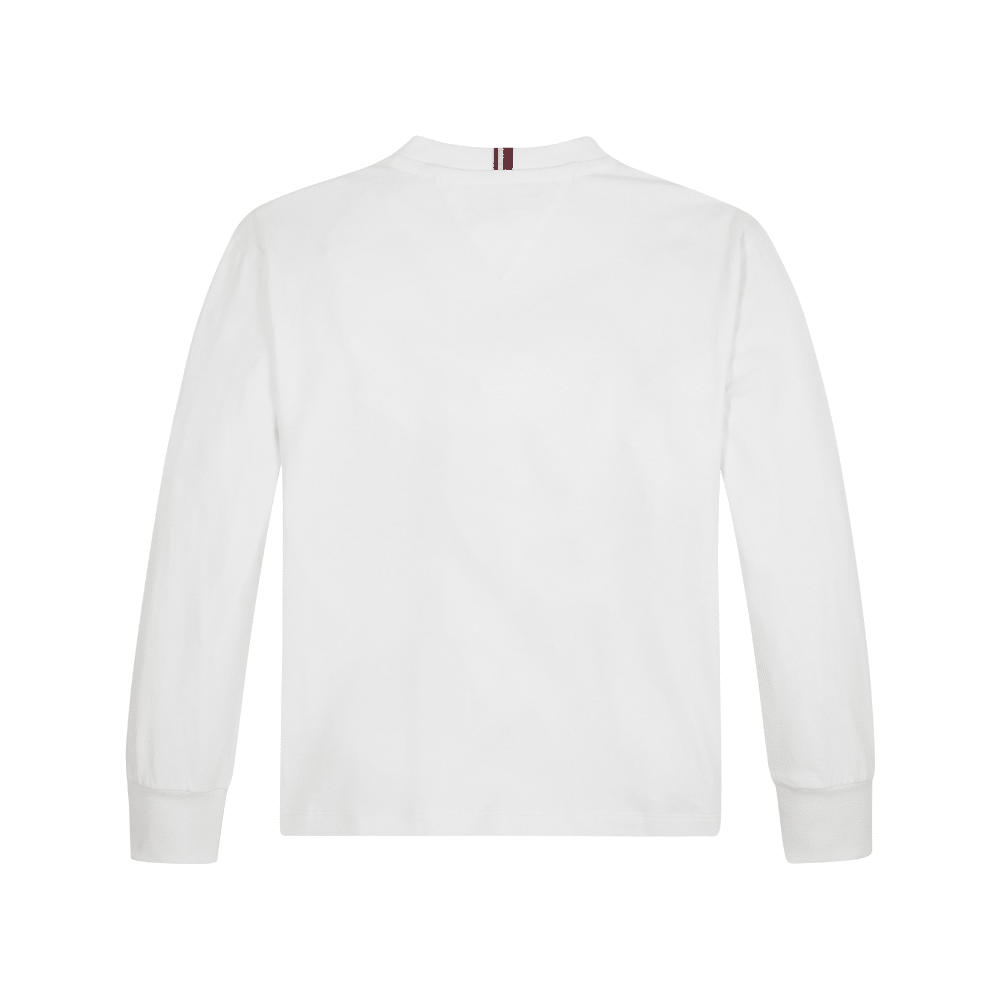 Tommy Hilfiger boys white sweater back view