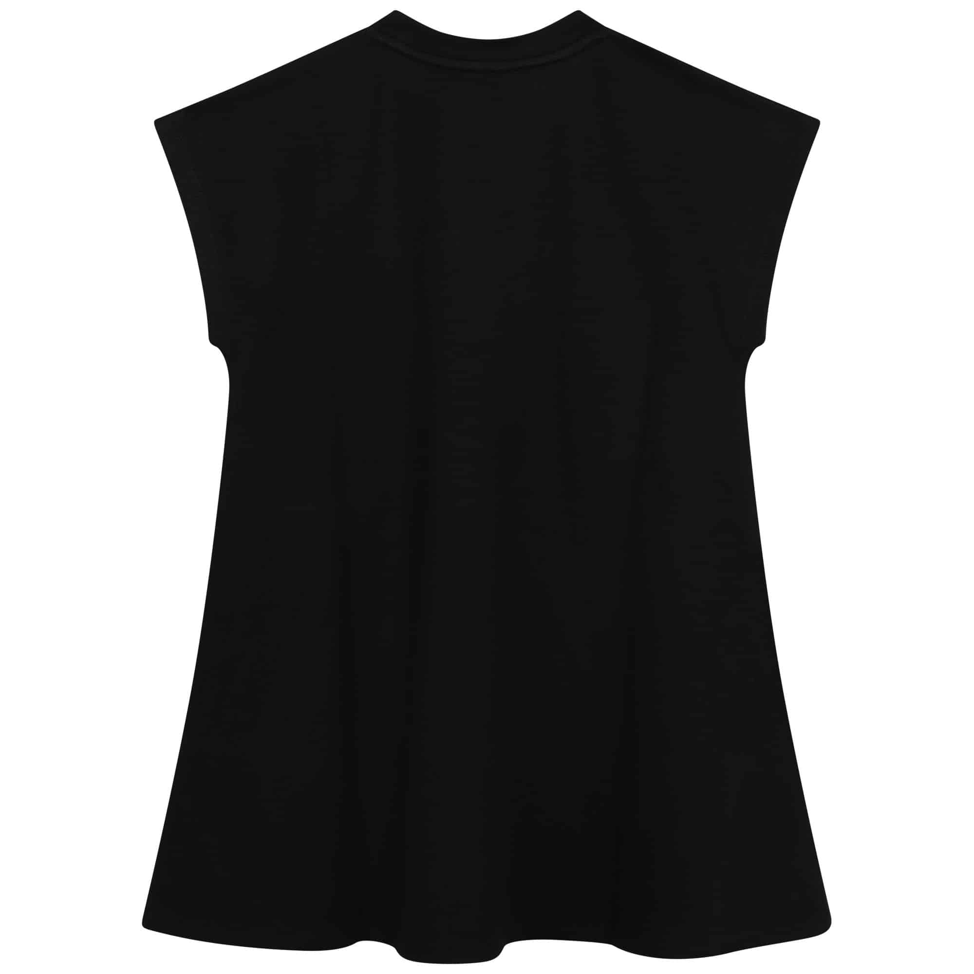 DKNY girls black dress with logo back