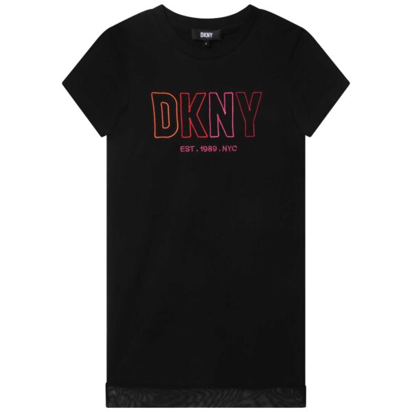 DKNY black girls tshirt dress