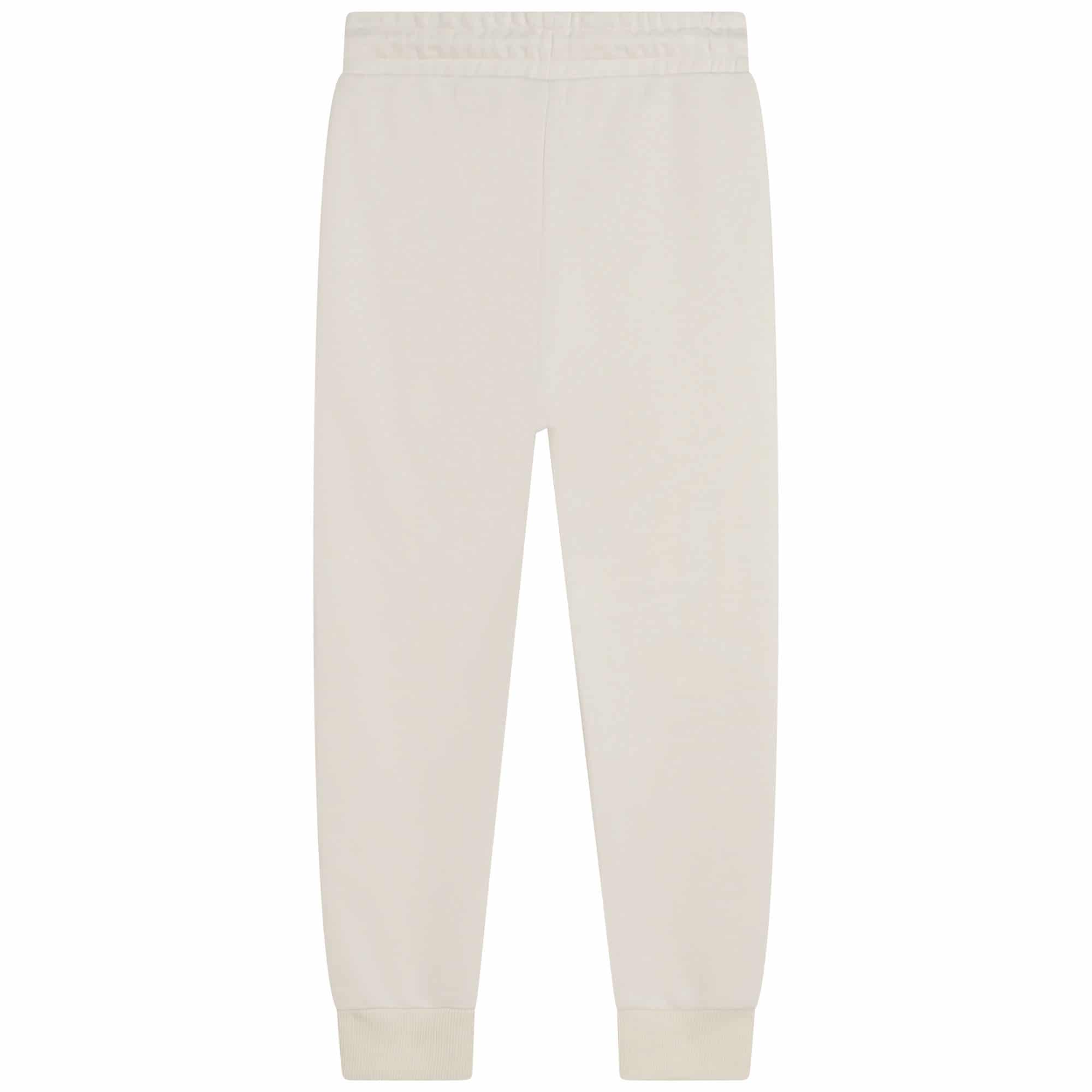 DKNY girls beige tracksuit bottoms back view