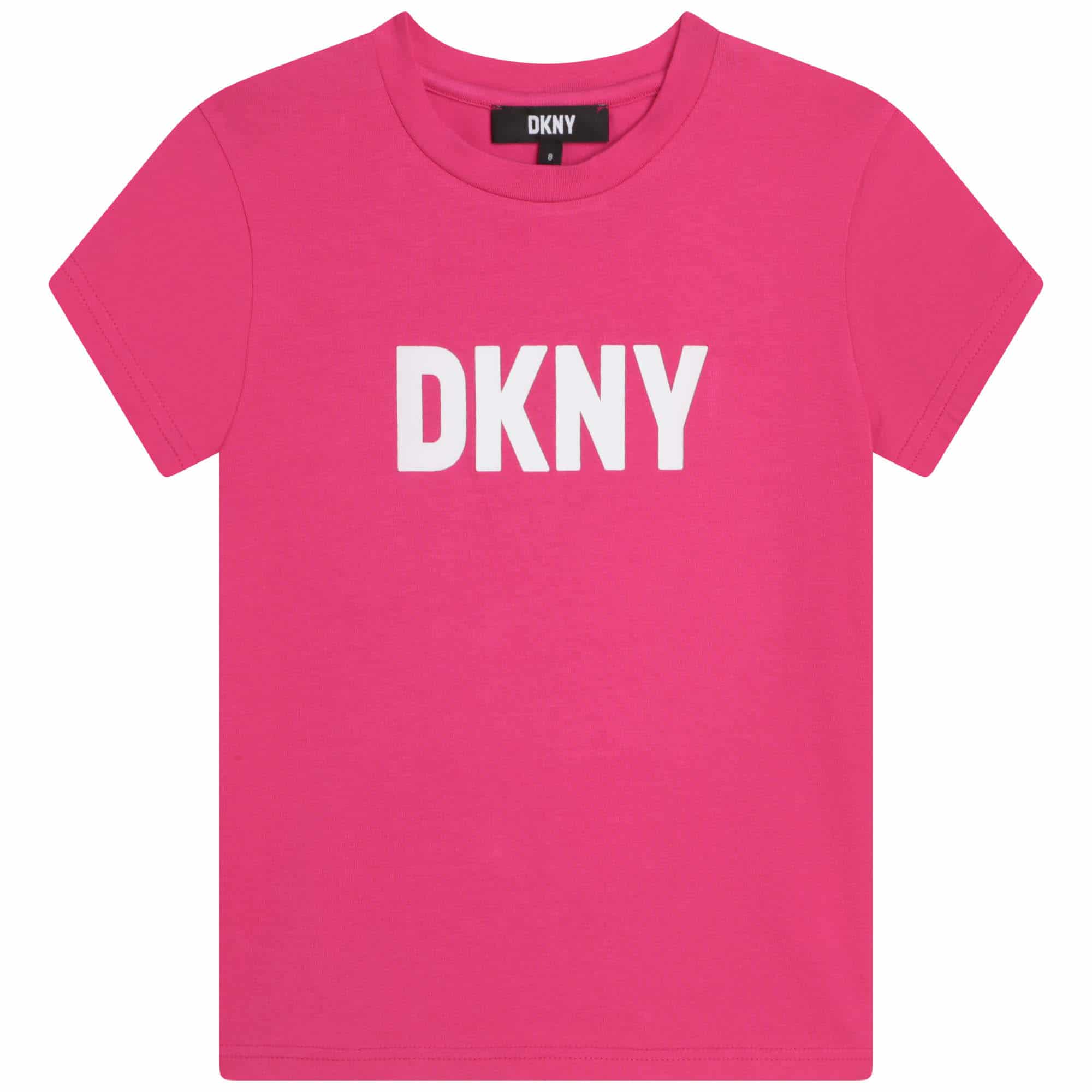 DKNY girls pink tshirt