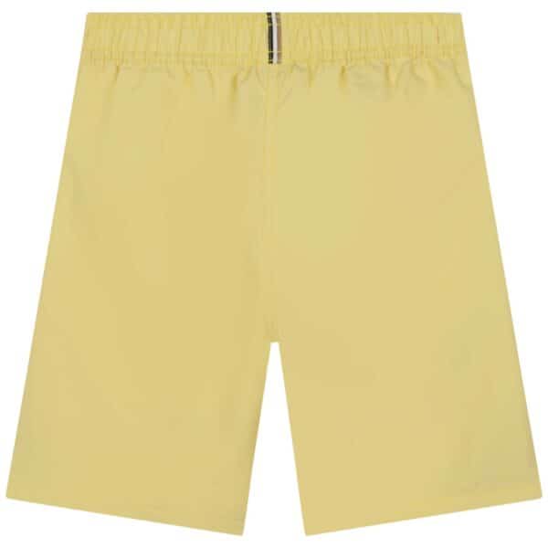 Boss boys shorts in lemon yellow