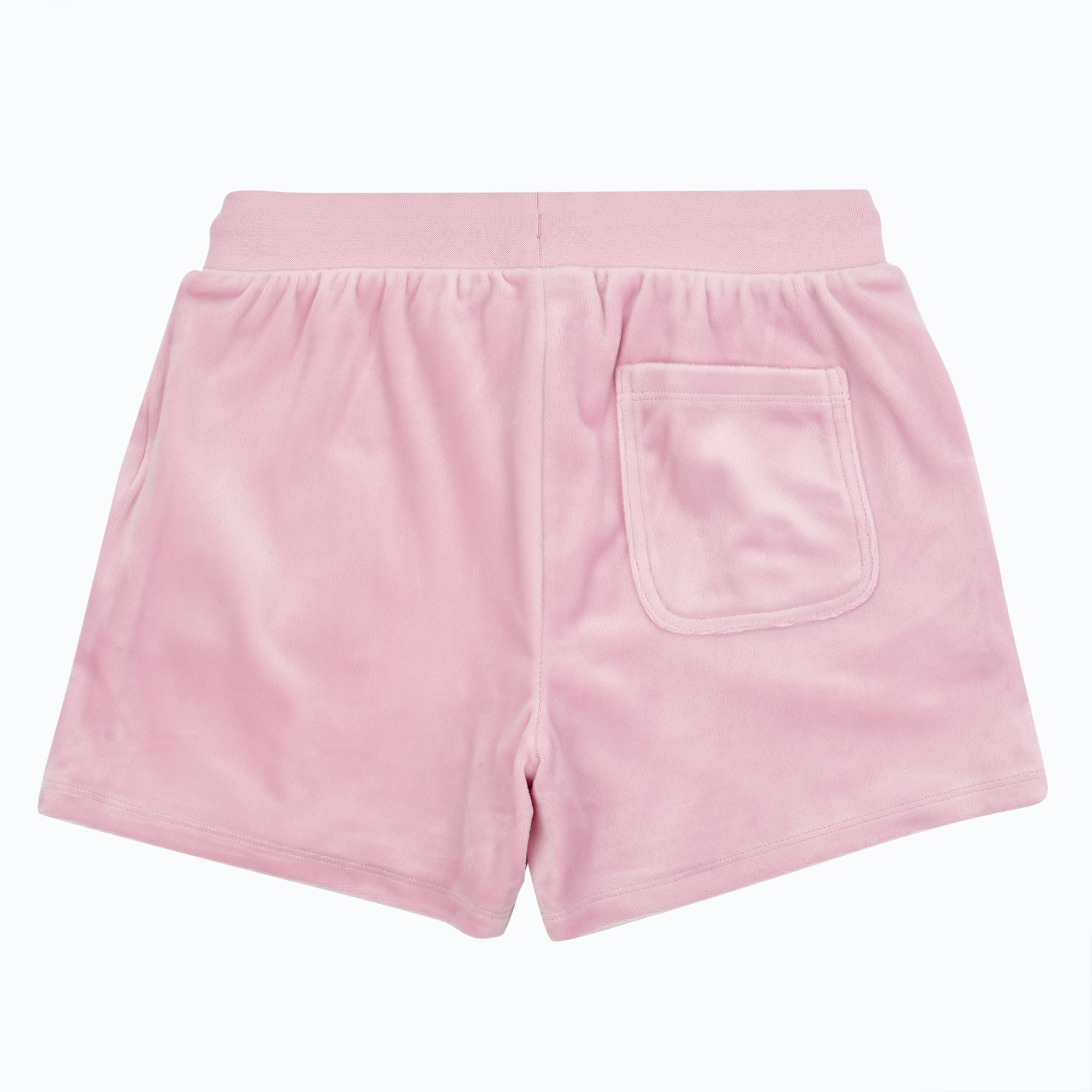 Juicy Couture pale pink velour shorts
