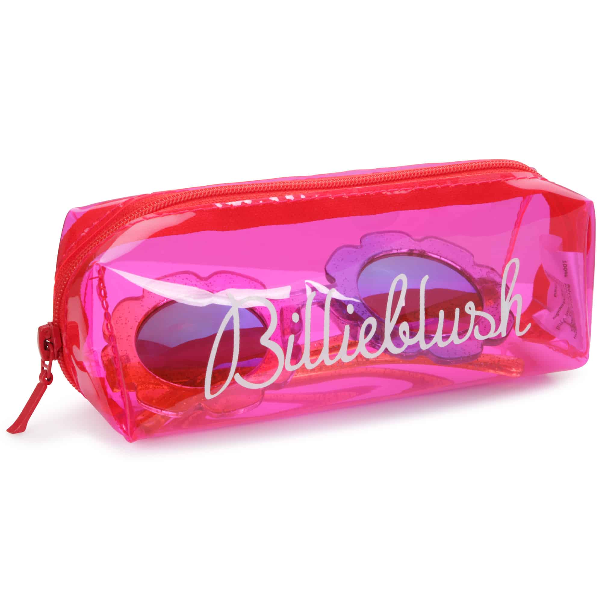 Billieblush multi coloured flower 70s inspired girls sunglasses in pink case