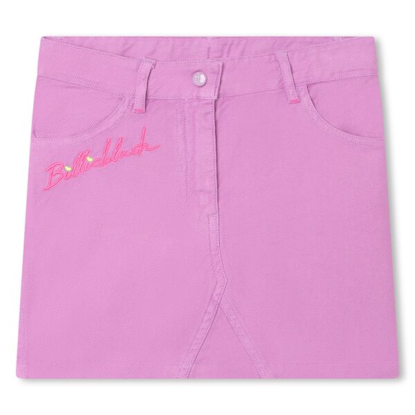 Billieblush girls pink denim skirt