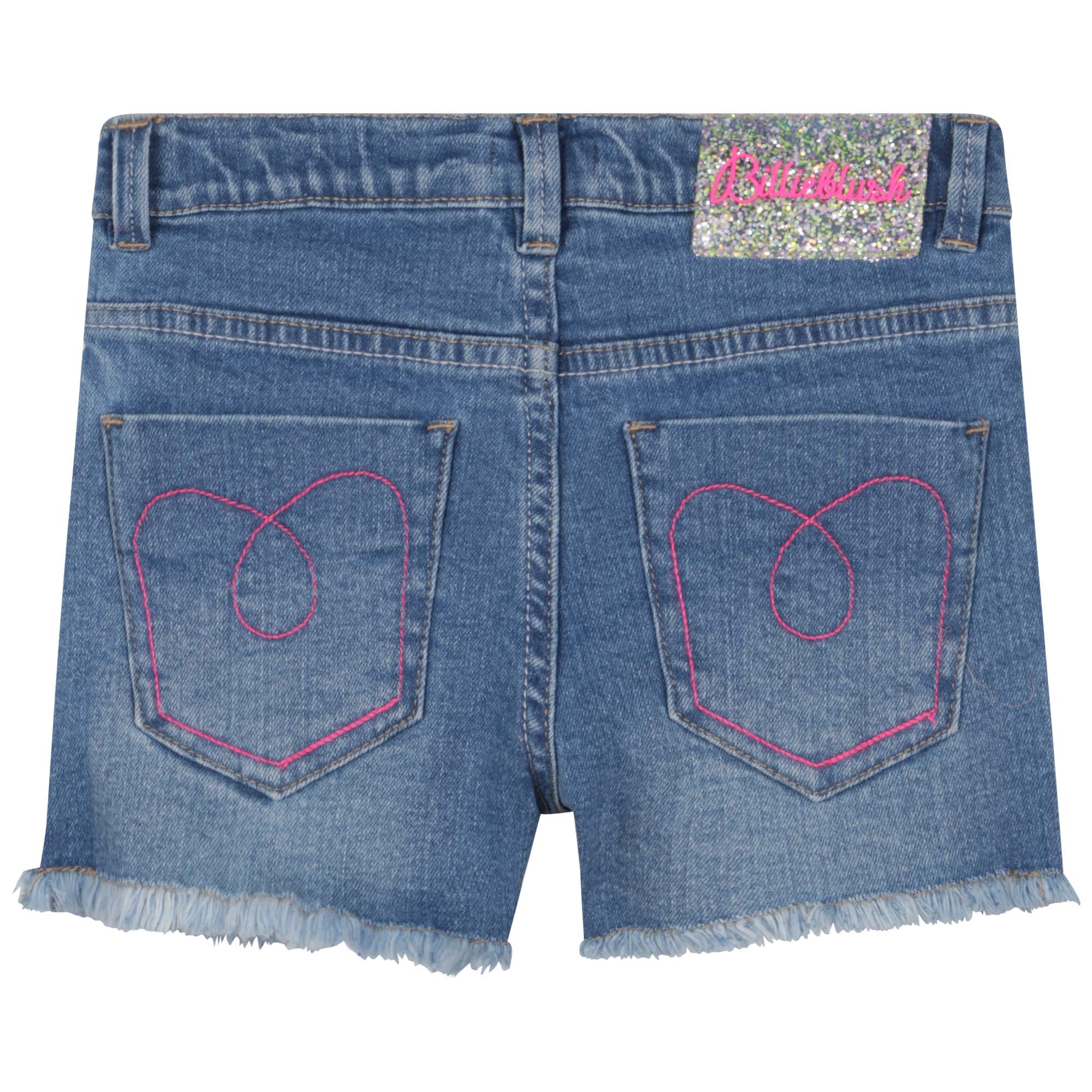 Billieblush dream girls denim shorts back view