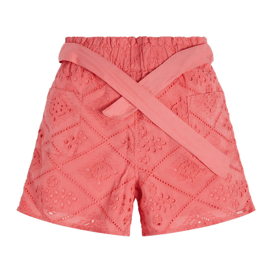 Guess coral lace girls shorts
