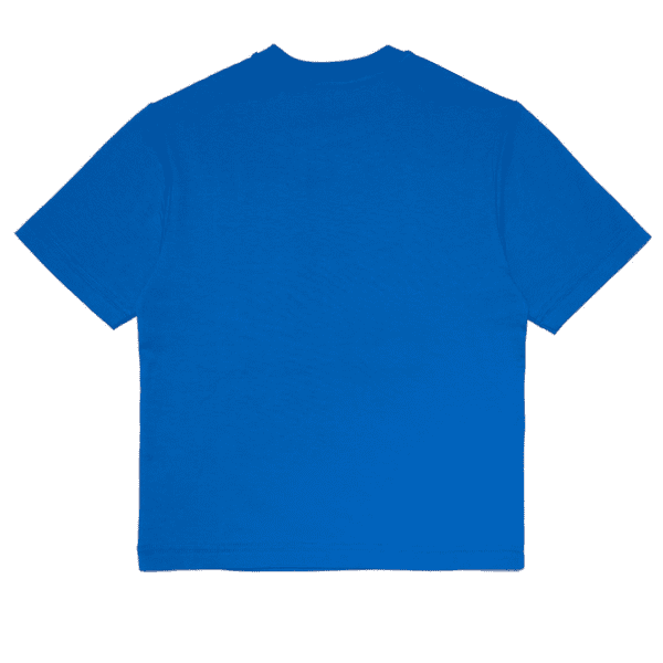 Diesel boys blue tshirt with large white logo back view