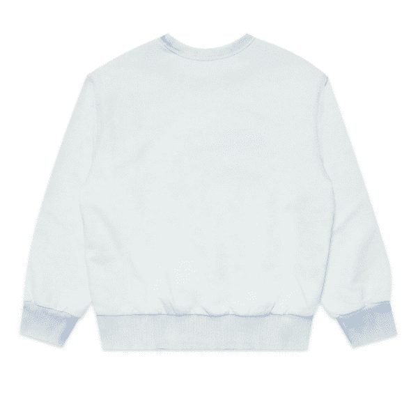 Diesel boys white jumper with blue logo back view
