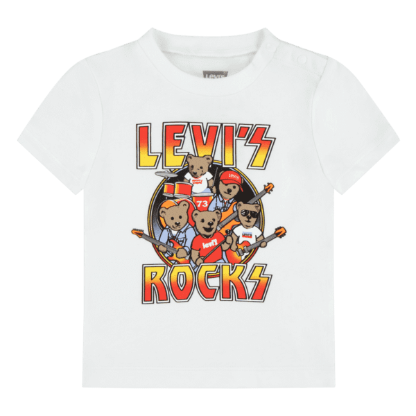 Levi's Rocks kids white tshirt