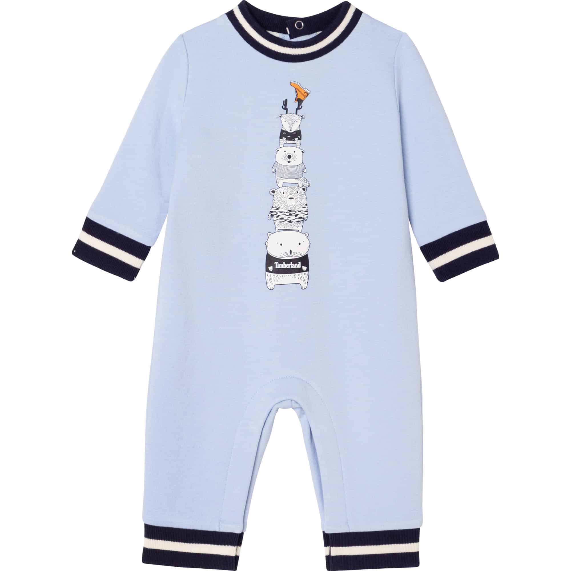 Timberland baby blue all in one set
