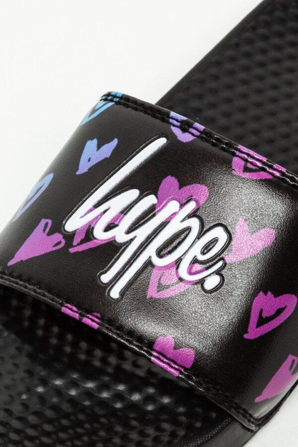 Hype heart sliders close up of logo