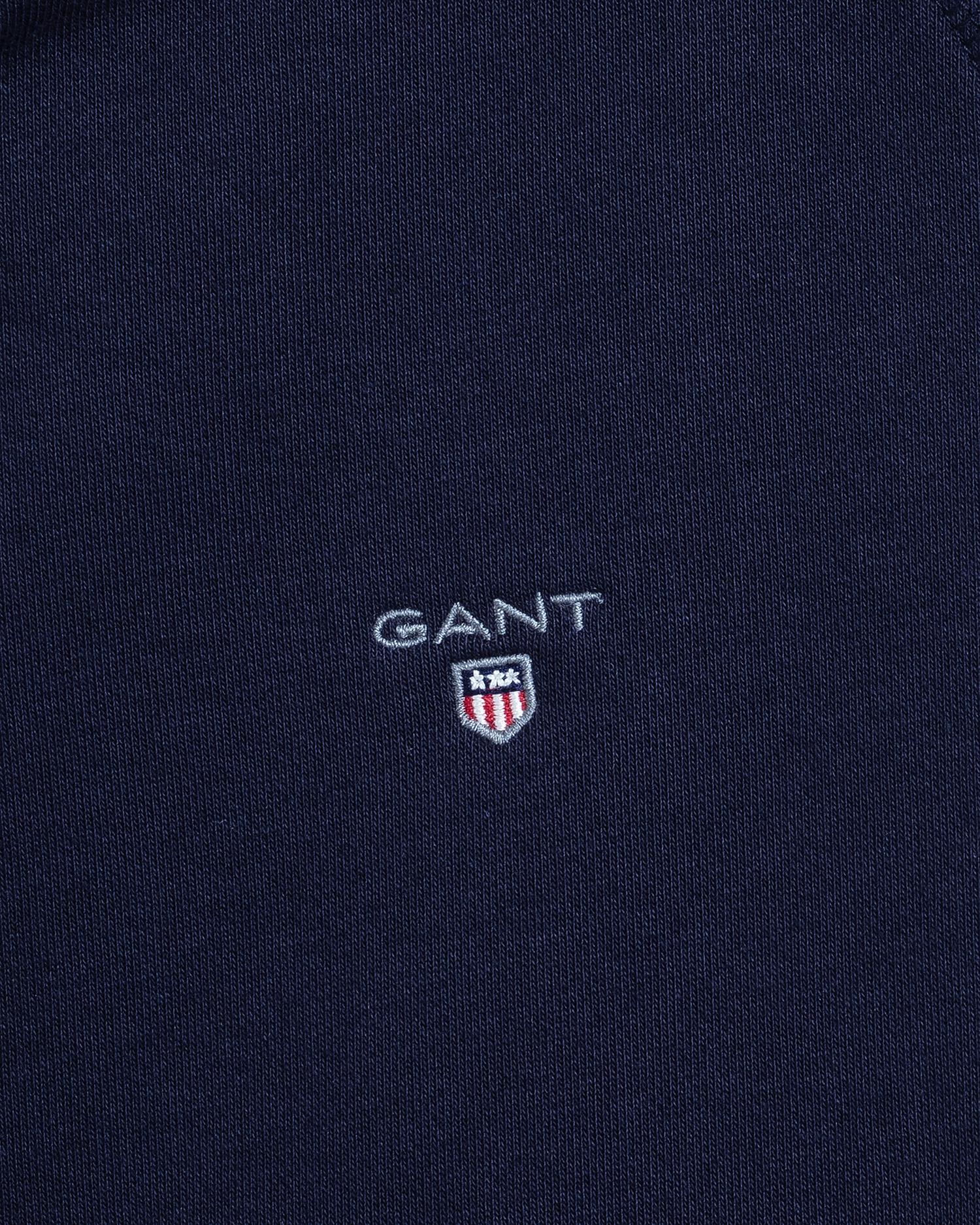 Gant navy boys hooded jumper logo