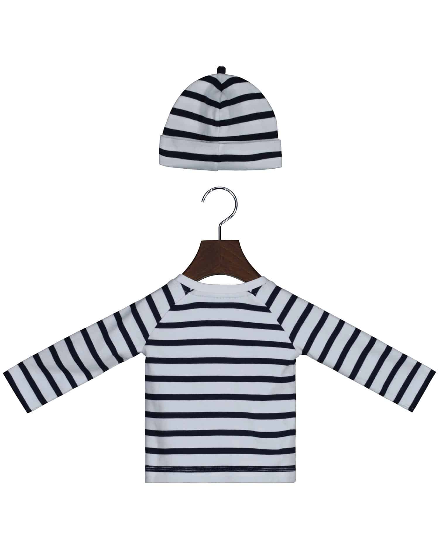 Gant baby navy and white striped set