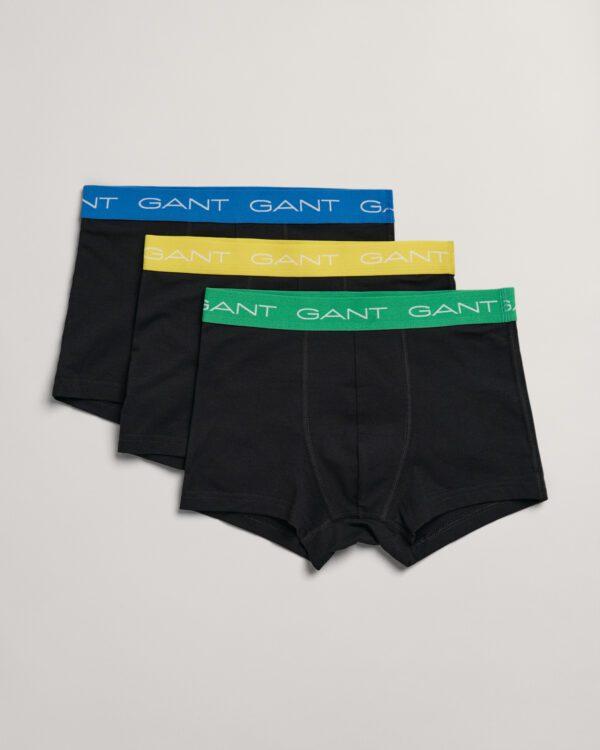 Gant 3 boxer shorts for boys with blue, red and yellow