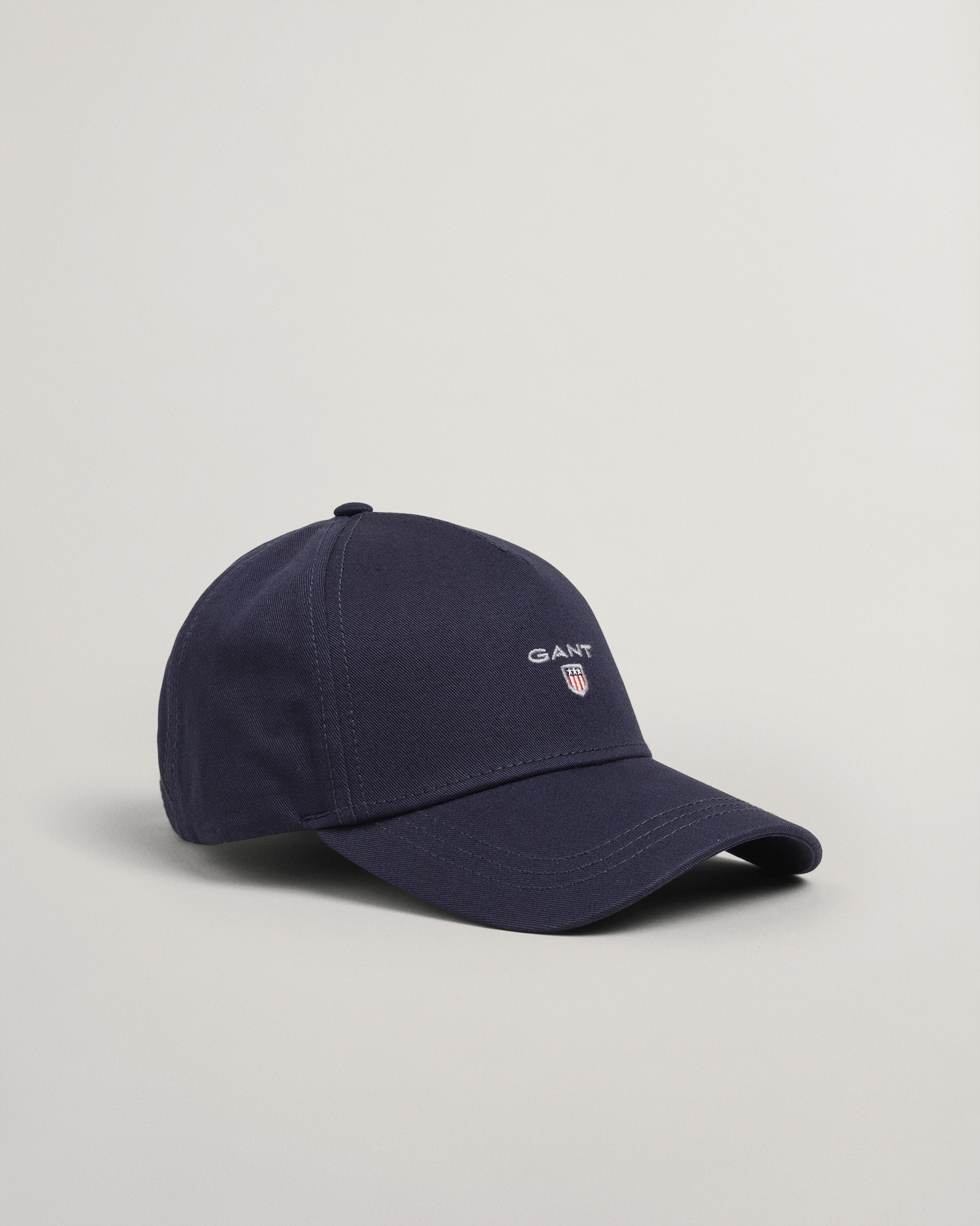 Gant navy boys cap with logo side view