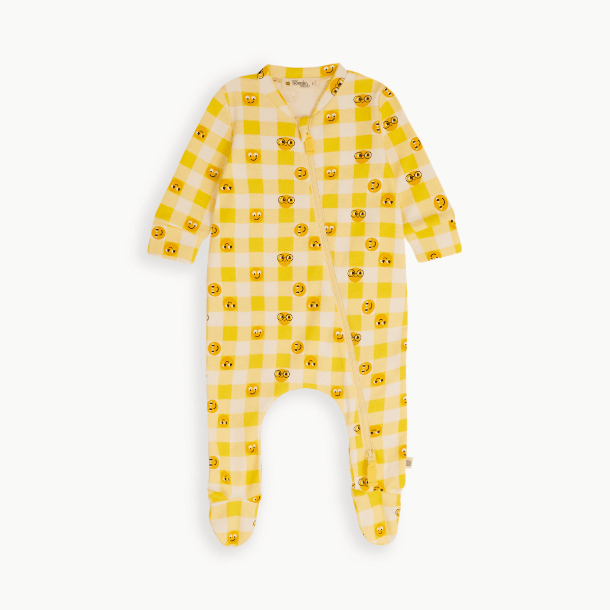 bonnie mob baby yellow tiddlywink sleep suit