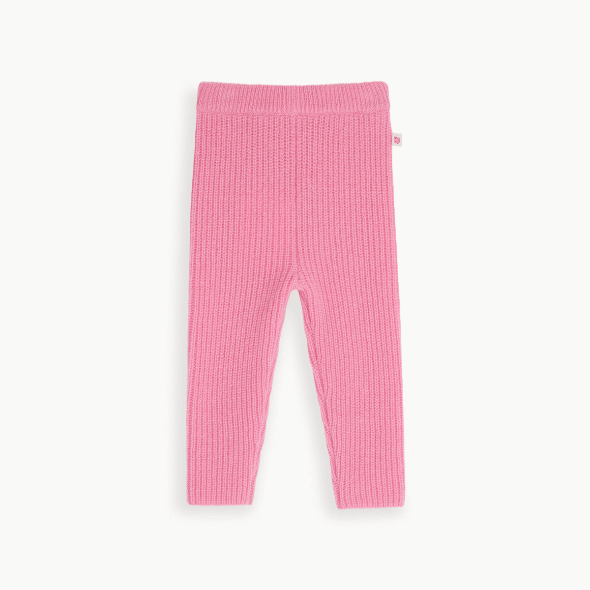 bonnie mob girls pink chunky knit leggings