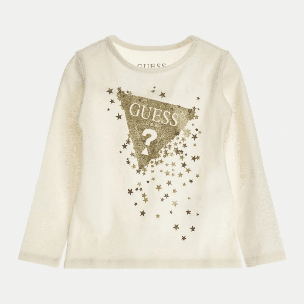 Guess creme long sleeved top