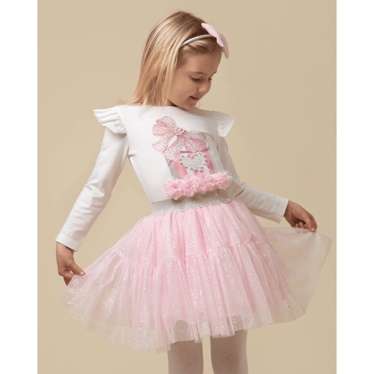 Caramelo fairy tulle skirt in pink