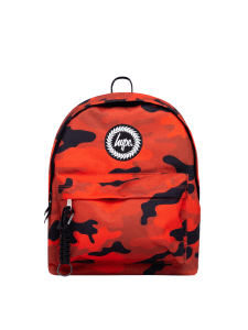 hype red camo backpack