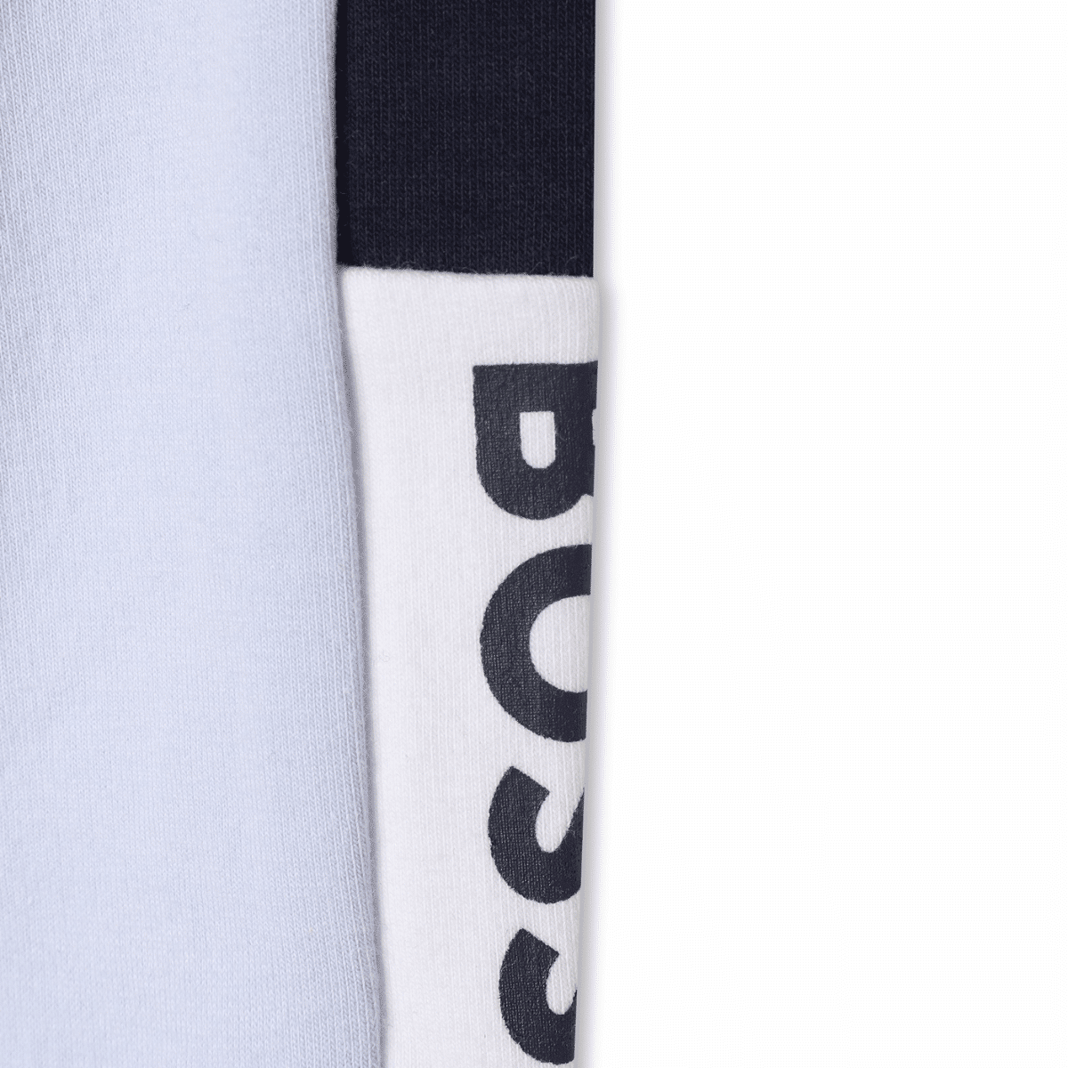 boss colour block baby tracksuit close up