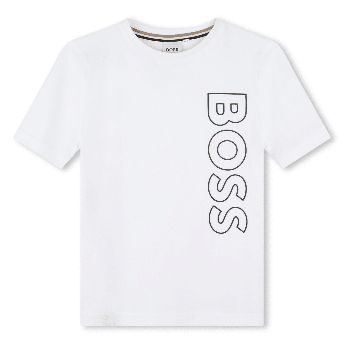 boss boys white tshirt