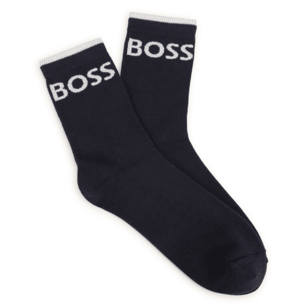 boss boys navy socks