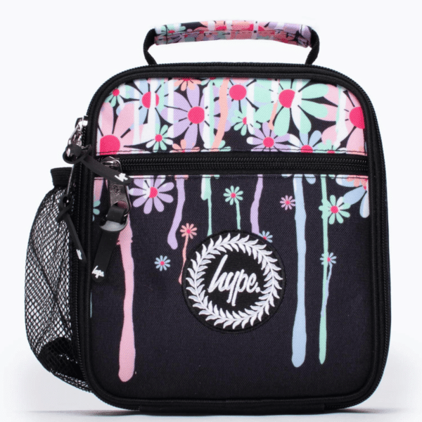 hype lunch bag pink daisy design