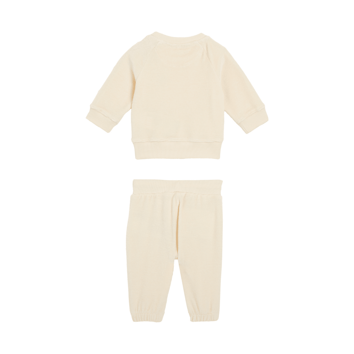calvin klein baby toddler cream tracksuit back view