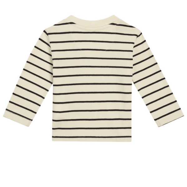 CK girls striped long sleeved top back view