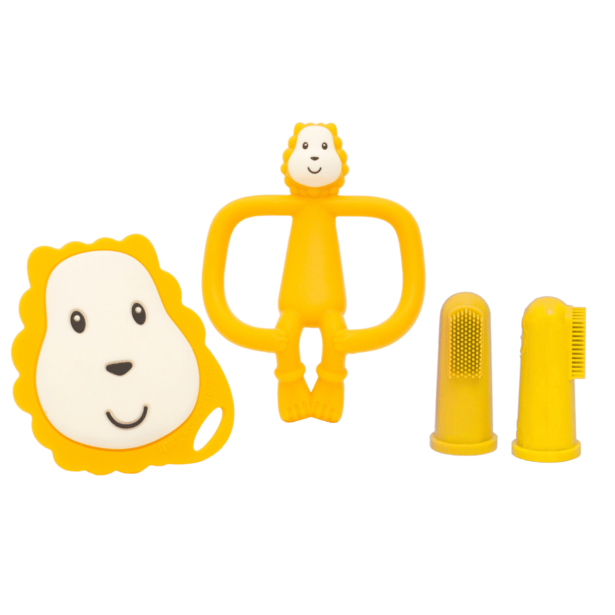baby teething toy starter set yellow