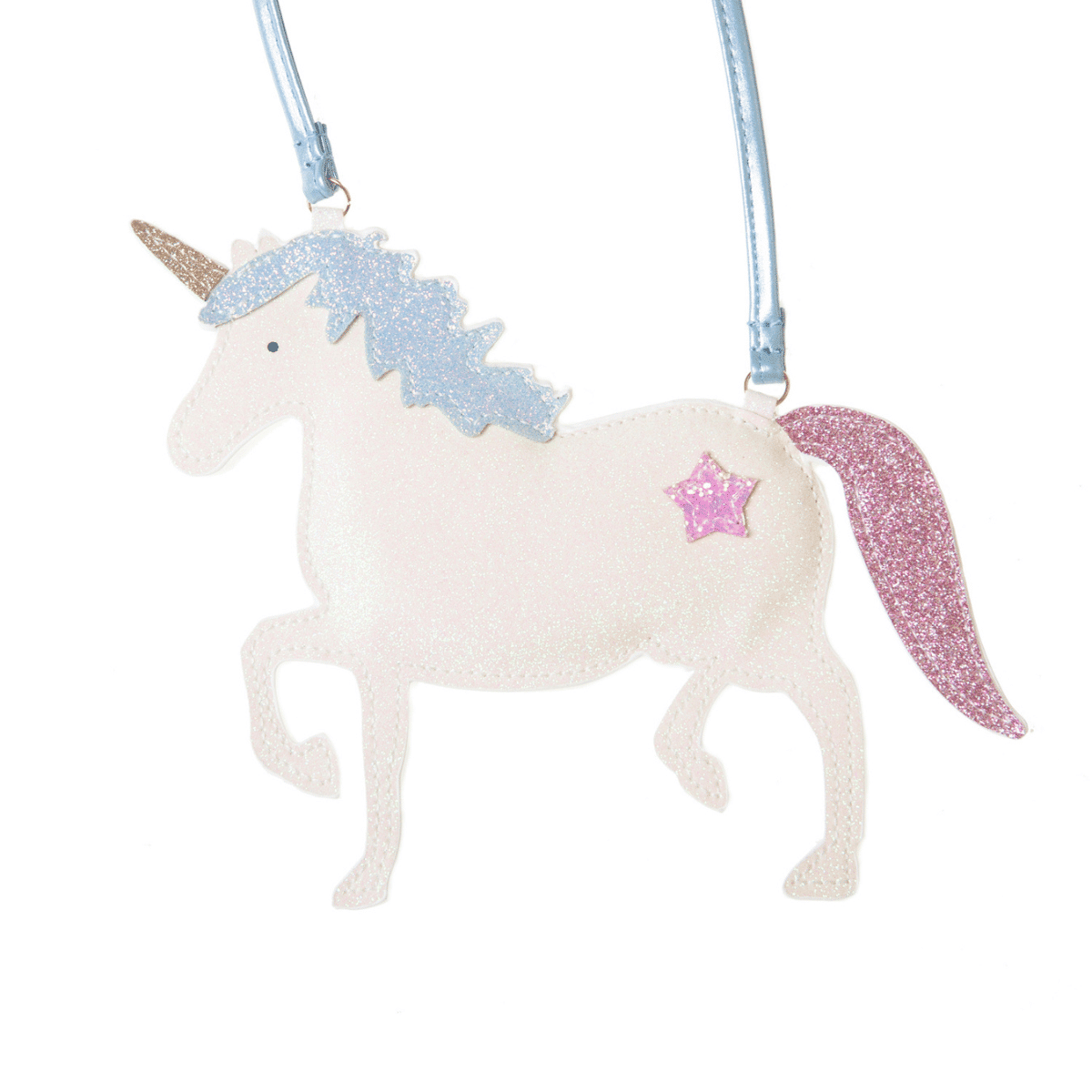 kids girls unicorn glitter bag