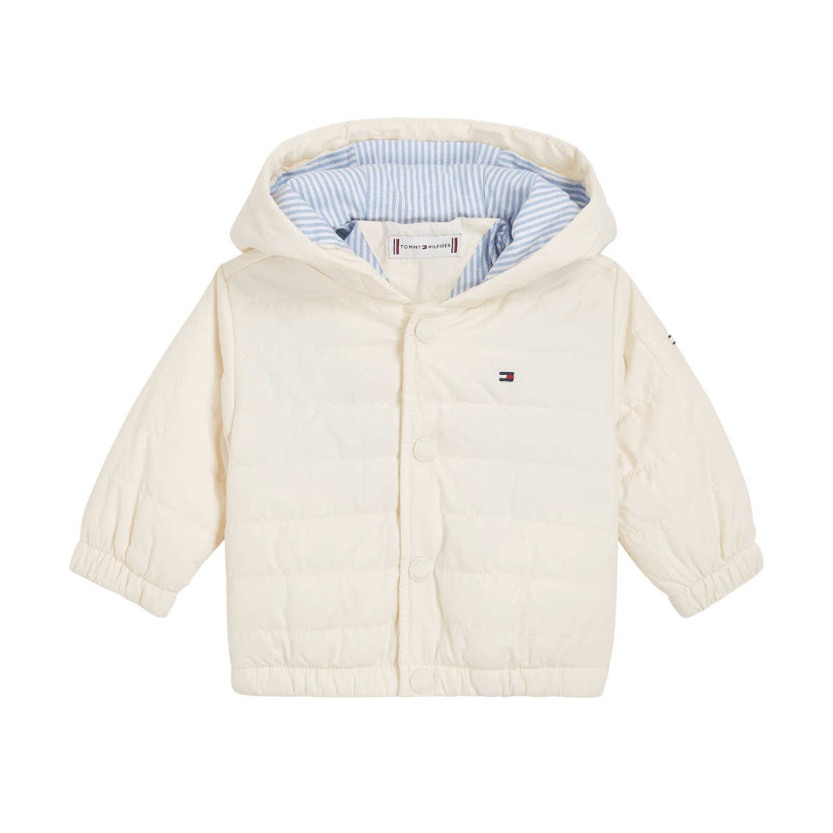 tommy hilfiger baby cream quilted jacket